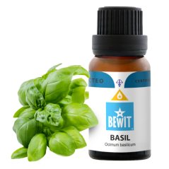BEWIT BAZALKA (OCIMUM BASILICUM) 100% čistý esenciální olej 15ml