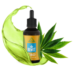 Bewit CBD Pure 1000mg Konopný olej 50ml bioregal