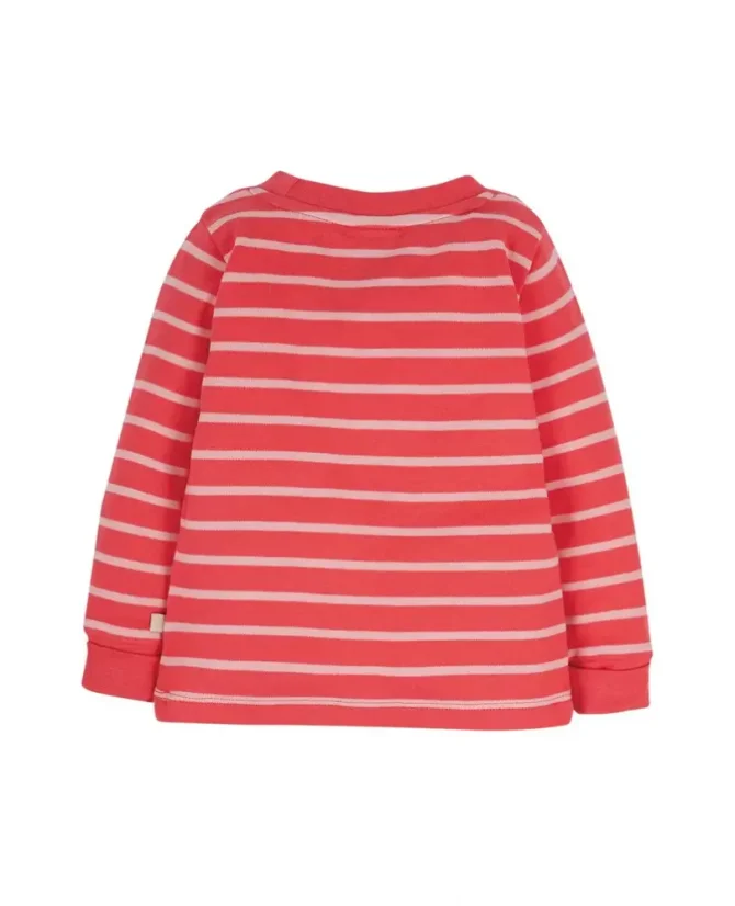 FRUGI Tričko z BIO bavlny s dlouhým rukávem HOLUBICE