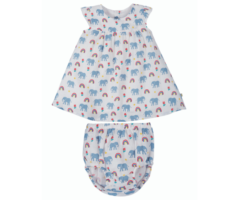 FRUGI šaty s kalhotkami z BIO bavlny DOLLY