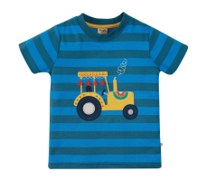FRUGI Tričko z BIO bavlny s krátkym rukávom TRAKTOR