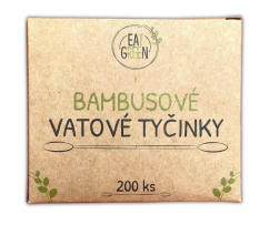 Eat Green Bambusové tyčinky do uší  200ks