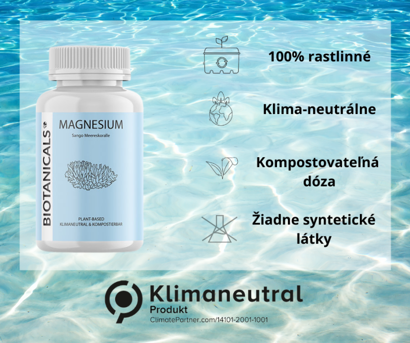 Biotanicals MAGNÉZIUM 120 kapslí