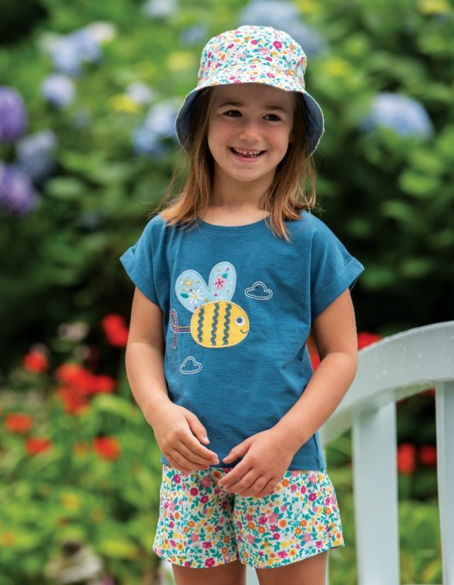 FRUGI Tričko z BIO bavlny s krátkým rukávem HAPPY BEE
