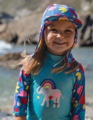 FRUGI Plavecký klobouček LOTOSOVÝ KVĚT UPF 50